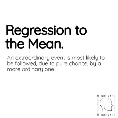 Regression to the mean quote